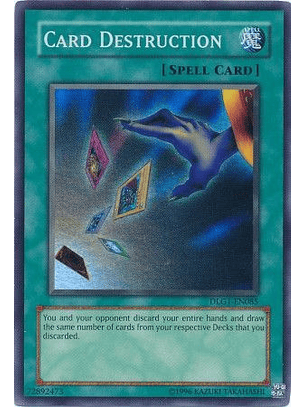 Card Destruction - DLG1-EN085 - Super Rare