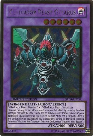 Gladiator Beast Gyzarus - GLD4-EN032 - Gold Rare 1