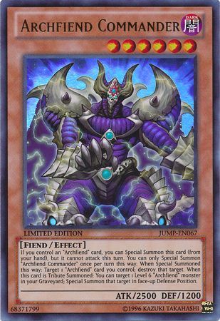 Archfiend Commander - JUMP-EN067 - Ultra Rare 1