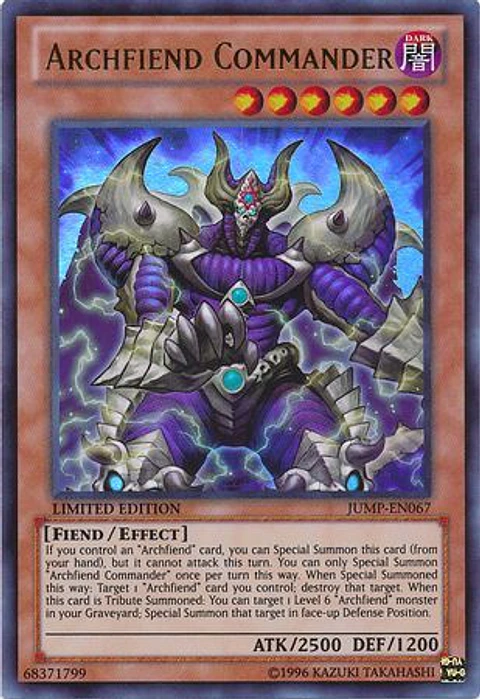 Archfiend Commander - JUMP-EN067 - Ultra Rare