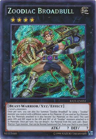 Zoodiac Broadbull - RATE-EN051 - Secret Rare 1