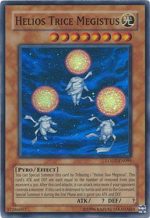 Helios Trice Megistus - LODT-EN095 - Super Rare