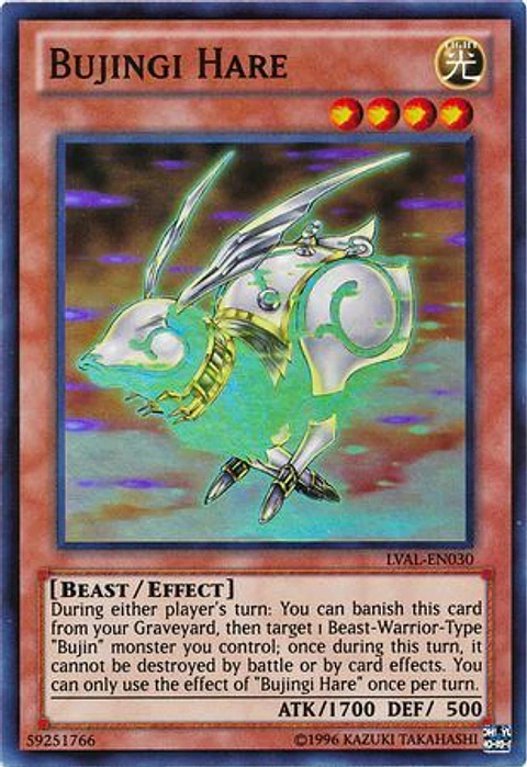 Bujingi Hare - LVAL-EN030 - Super Rare