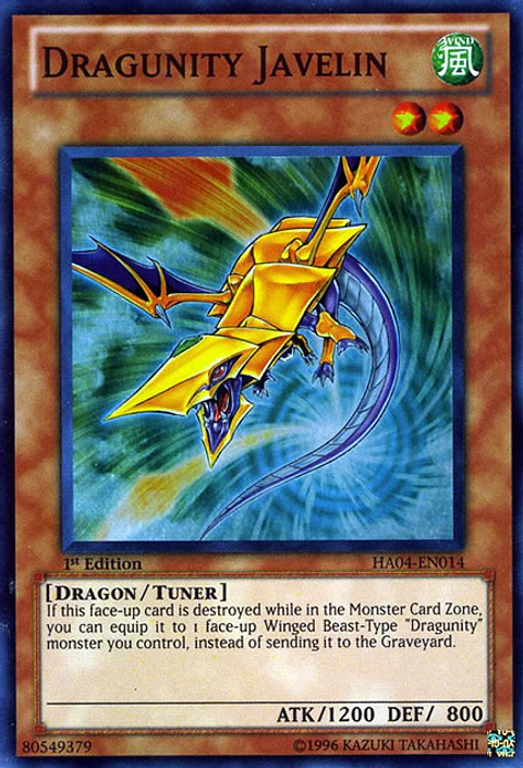 Dragunity Javelin - HA04-EN014 - Super Rare