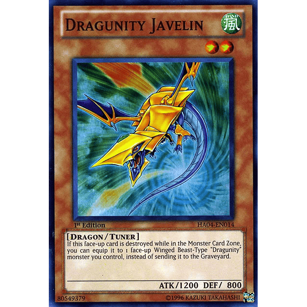 Dragunity Javelin - HA04-EN014 - Super Rare