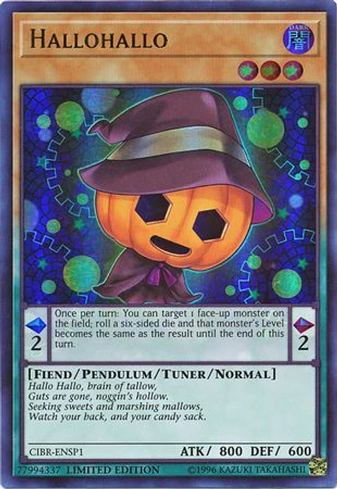 Hallohallo - CIBR-ENSP1 - Ultra Rare Limited Edition
