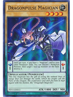 Dragonpulse Magician - PEVO-EN013 - Super Rare
