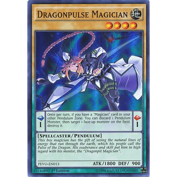 Dragonpulse Magician - PEVO-EN013 - Super Rare