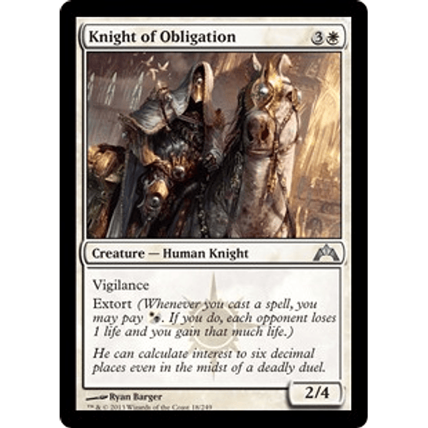 Knight of Obligation - GTC