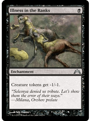 Illness in the Ranks - GTC