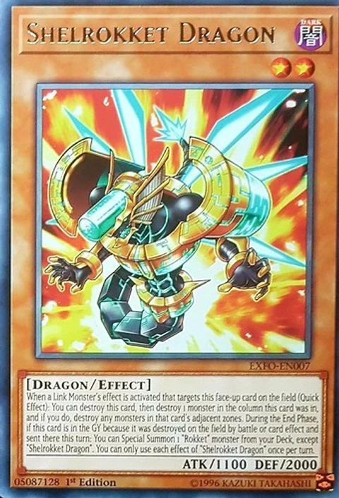 Shelrokket Dragon - EXFO-EN007 - Rare 