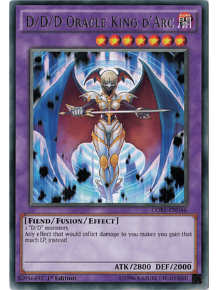 D/D/D Oracle King d'Arc - OP19-EN010 - Super Rare