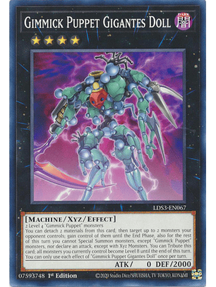Number C15: Gimmick Puppet Giant Hunter - LDS3-EN064 - Common 