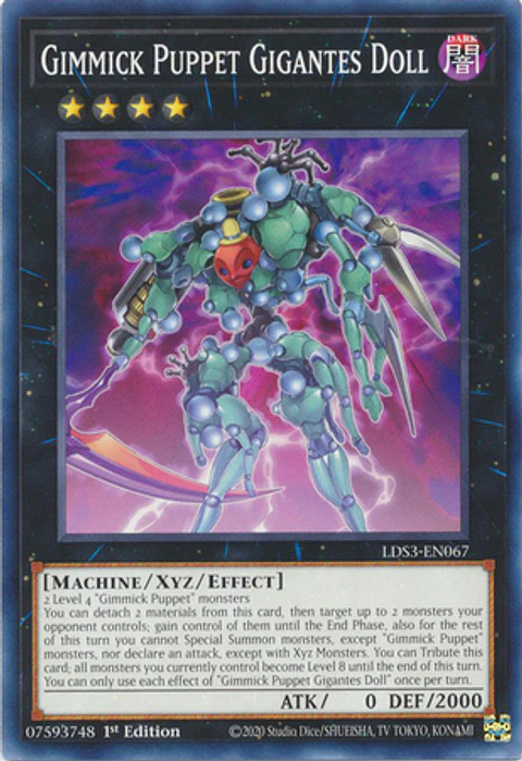 Number C15: Gimmick Puppet Giant Hunter - LDS3-EN064 - Common 