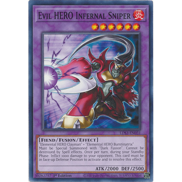 Evil HERO Infernal Sniper - LDS3-EN031 - Common 