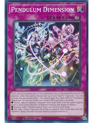 Pendulum Dimension - LDS3-EN134 - Common 