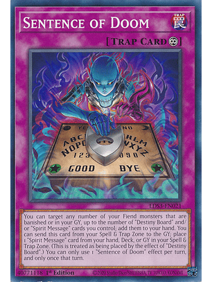 Sentence of Doom - LDS3-EN021 - Common 