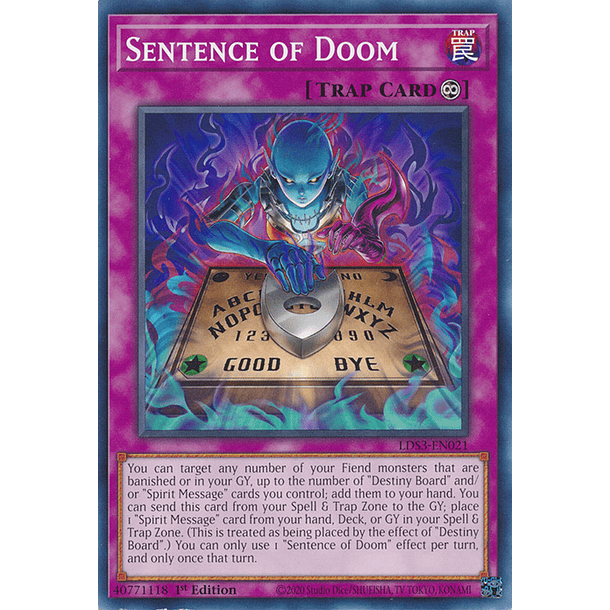 Sentence of Doom - LDS3-EN021 - Common 