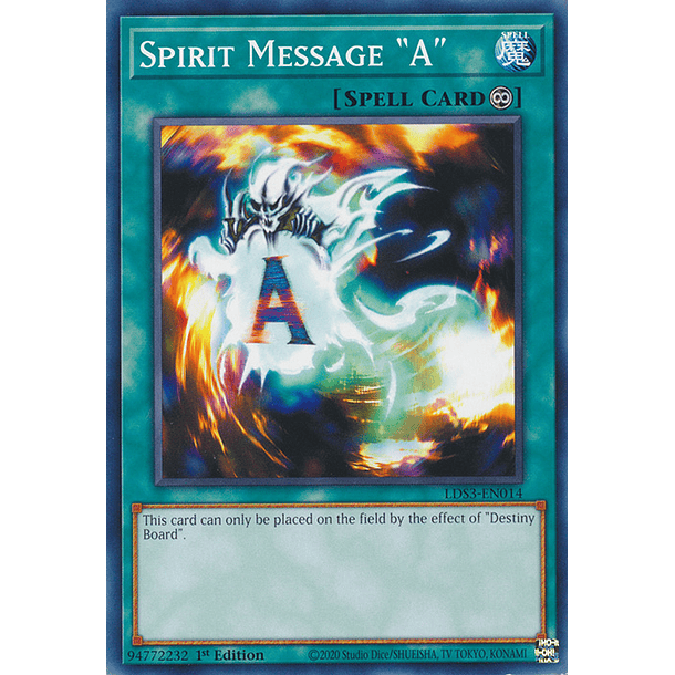 Spirit Message "A" - LDS3-EN014 - Common 