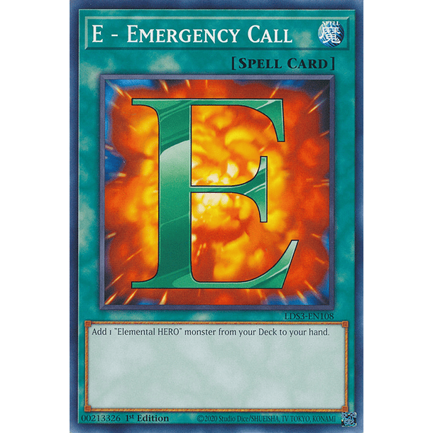 E - Emergency Call - LDS3-EN108 - Common 