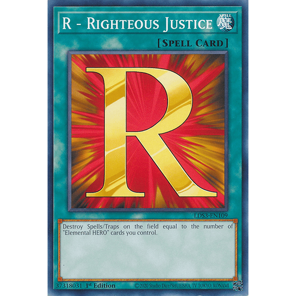 R - Righteous Justice - LDS3-EN109 - Common 