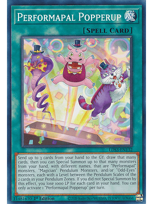 Performapal Popperup - LDS3-EN132 - Common 