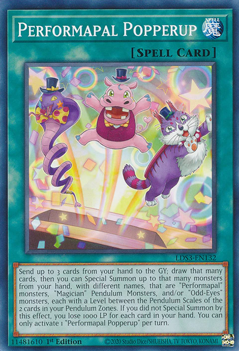 Performapal Popperup - LDS3-EN132 - Common 