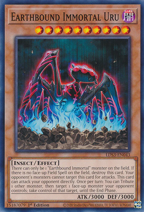 Earthbound Immortal Uru - LDS3-EN043 - Common 
