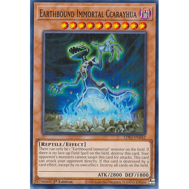 Earthbound Immortal Ccarayhua - LDS3-EN042 - Common 