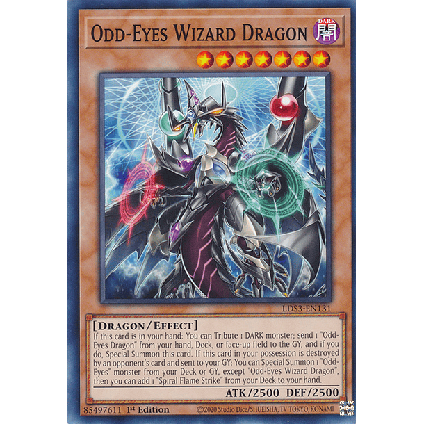 Odd-Eyes Wizard Dragon - LDS3-EN131 - Common 