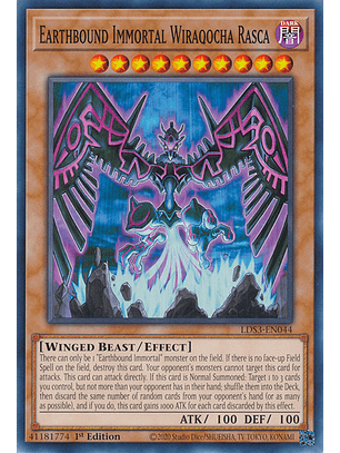 Earthbound Immortal Wiraqocha Rasca - LDS3-EN044 - Common 
