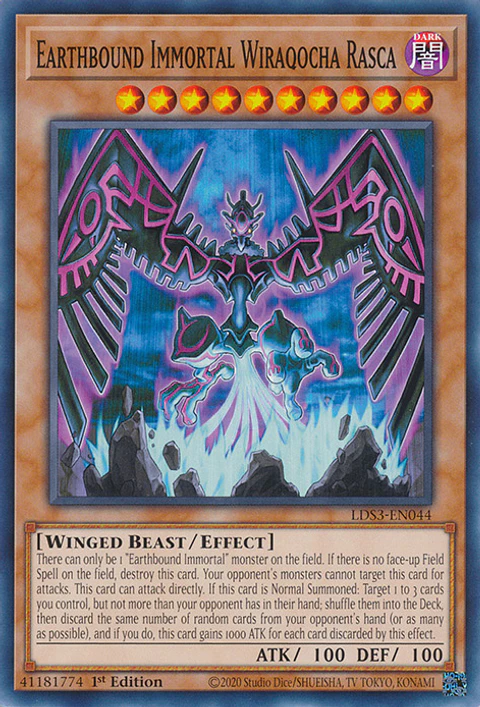 Earthbound Immortal Wiraqocha Rasca - LDS3-EN044 - Common 