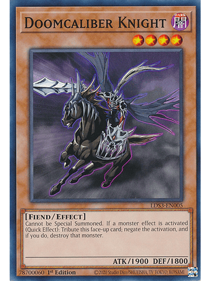 Doomcaliber Knight - LDS3-EN005 - Common 