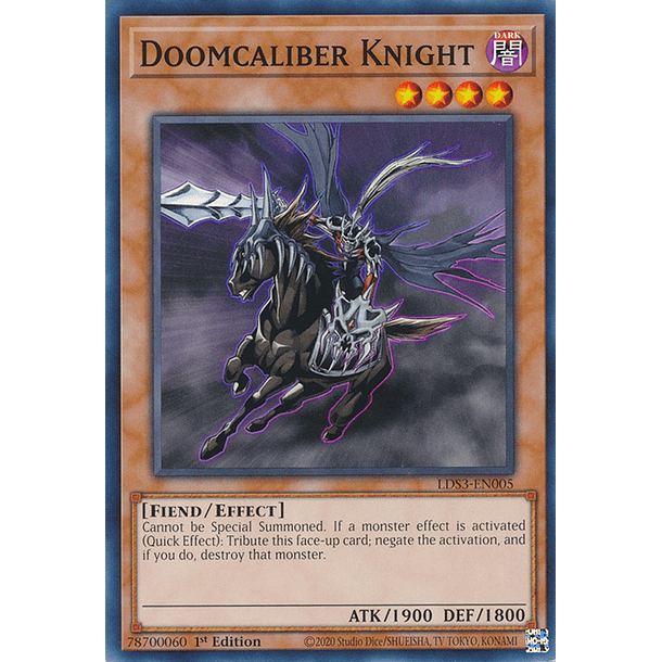 Doomcaliber Knight - LDS3-EN005 - Common 