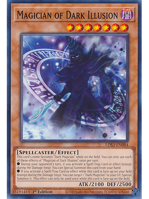Magician of Dark Illusion - LDS3-EN084 - Common 