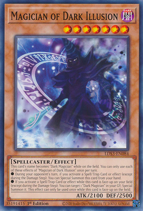 Magician of Dark Illusion - LDS3-EN084 - Common 