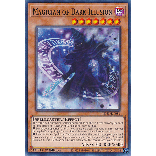 Magician of Dark Illusion - LDS3-EN084 - Common 