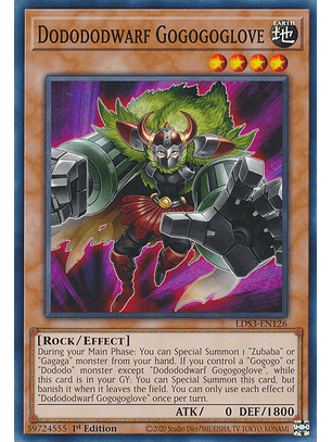 Dodododwarf Gogogoglove - LDS3-EN126 - Common 