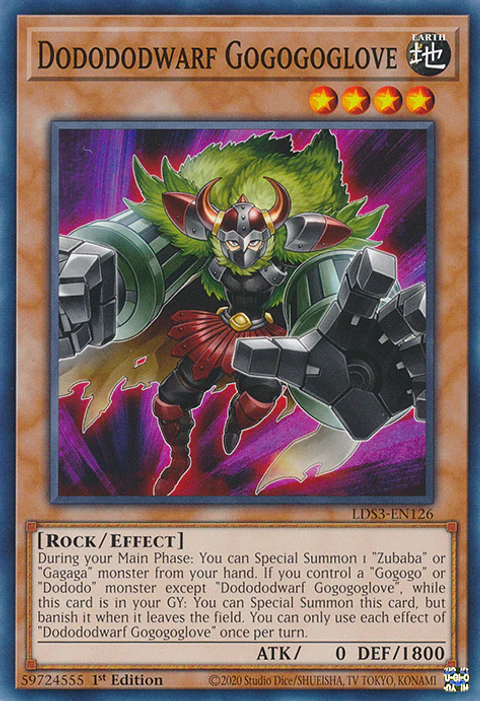 Dodododwarf Gogogoglove - LDS3-EN126 - Common 