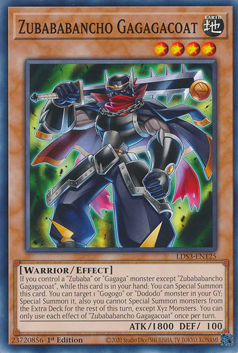 Zubababancho Gagagacoat - LDS3-EN125 - Common 