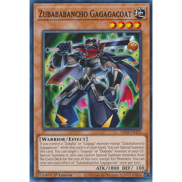 Zubababancho Gagagacoat - LDS3-EN125 - Common 
