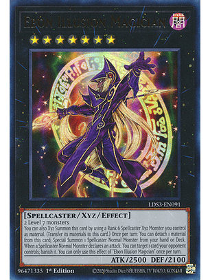 Ebon Illusion Magician - LDS3-EN091 - Ultra Rare