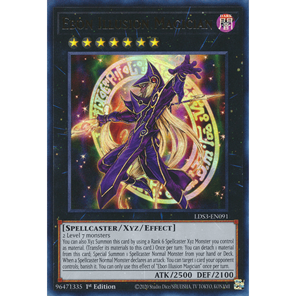 Ebon Illusion Magician - LDS3-EN091 - Ultra Rare 1