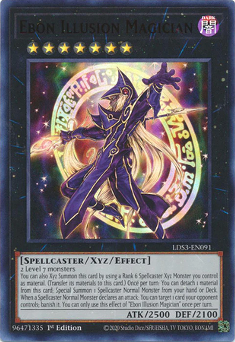 Ebon Illusion Magician - LDS3-EN091 - Ultra Rare