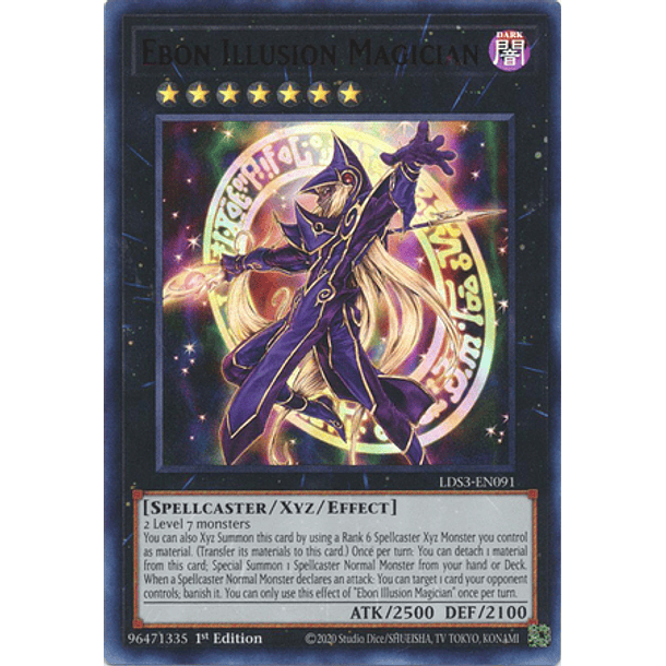 Ebon Illusion Magician - LDS3-EN091 - Ultra Rare 2