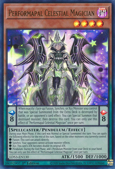 Performapal Celestial Magician - LDS3-EN130 - Ultra Rare 1