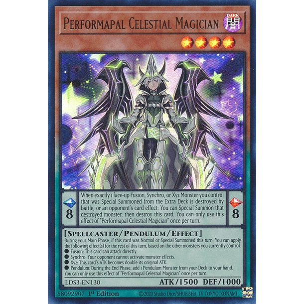 Performapal Celestial Magician - LDS3-EN130 - Ultra Rare 1