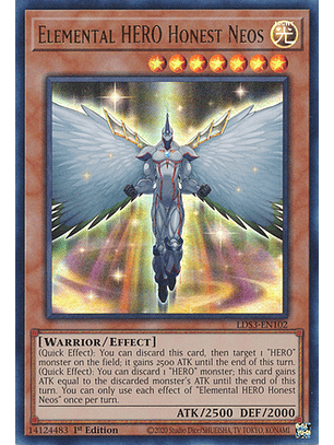 Elemental HERO Honest Neos - LDS3-EN102 - Ultra Rare (ESPAÑOL)