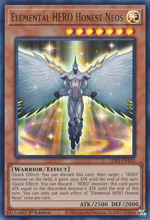 Elemental HERO Honest Neos - LDS3-EN102 - Ultra Rare (ESPAÑOL)