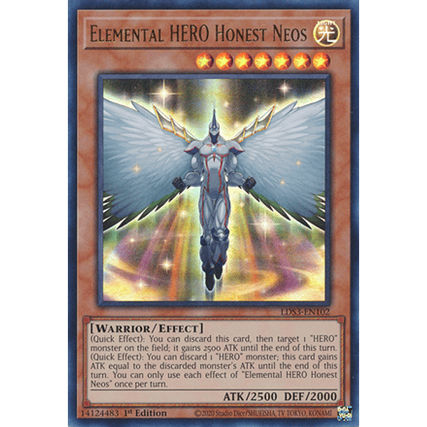 Elemental HERO Honest Neos - LDS3-EN102 - Ultra Rare (ESPAÑOL)